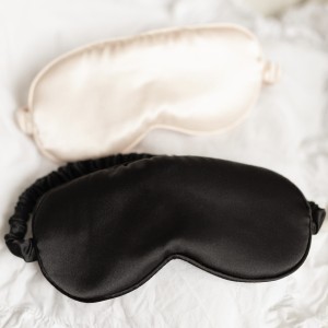 Opaska na oczy do snu i relaksu – Szampańska Elegancja & Czarna Klasyka